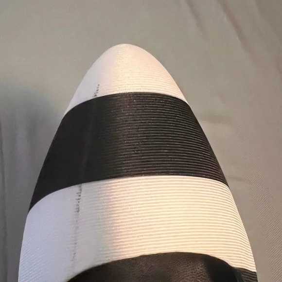 Size 7 Christian Siriano black and white shoes - Picture 2 of 2